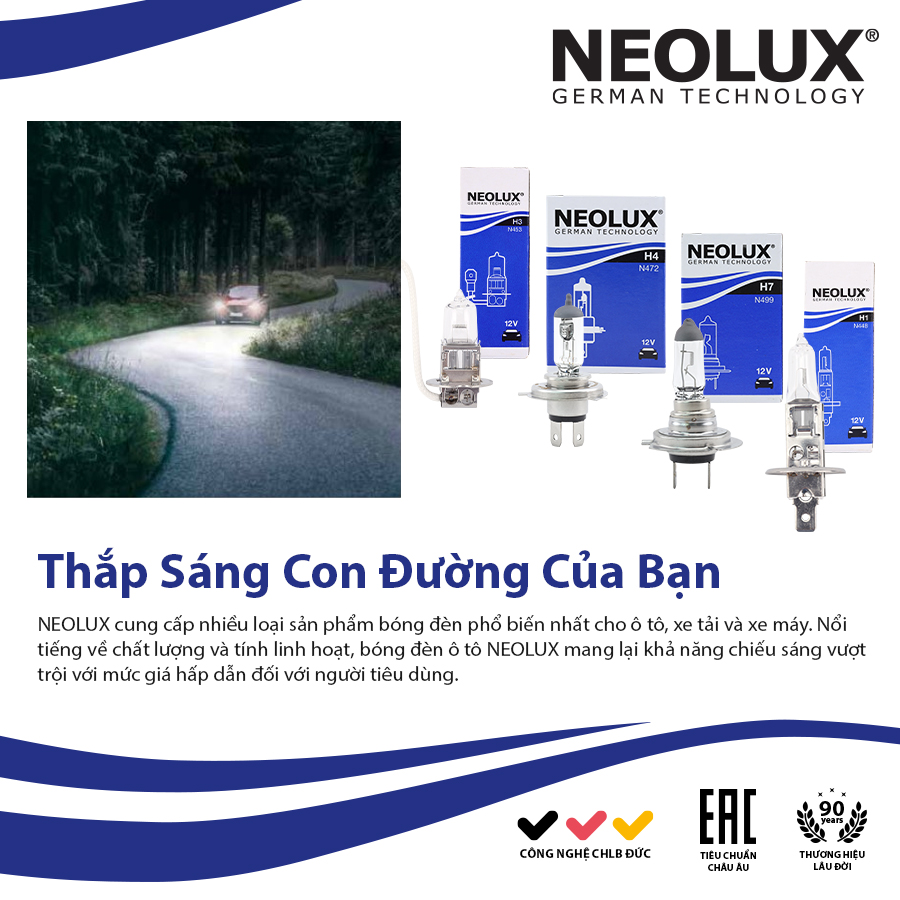 Bóng H4 N472 12V - 60/55W NEOLUX
