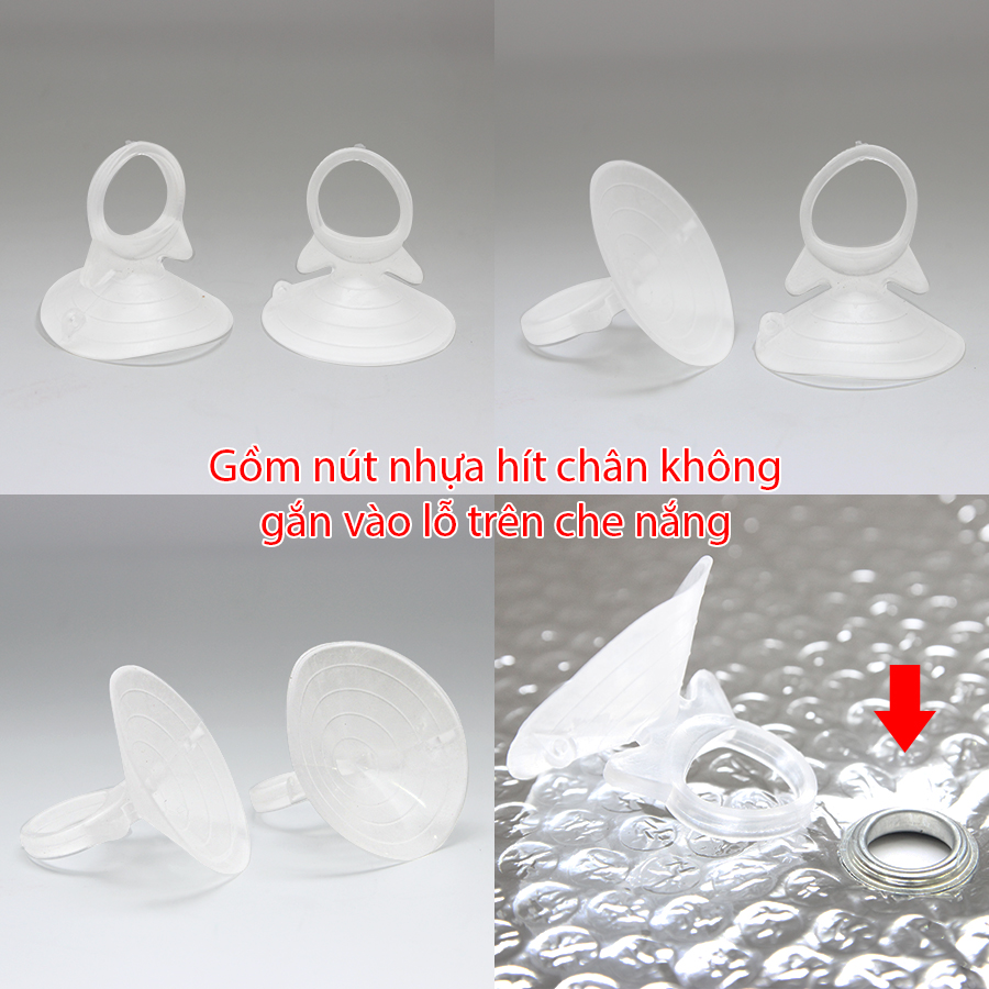 Che nắng xốp ngắn CIND (màu bạc/xanh) CD-F002 60*130CM