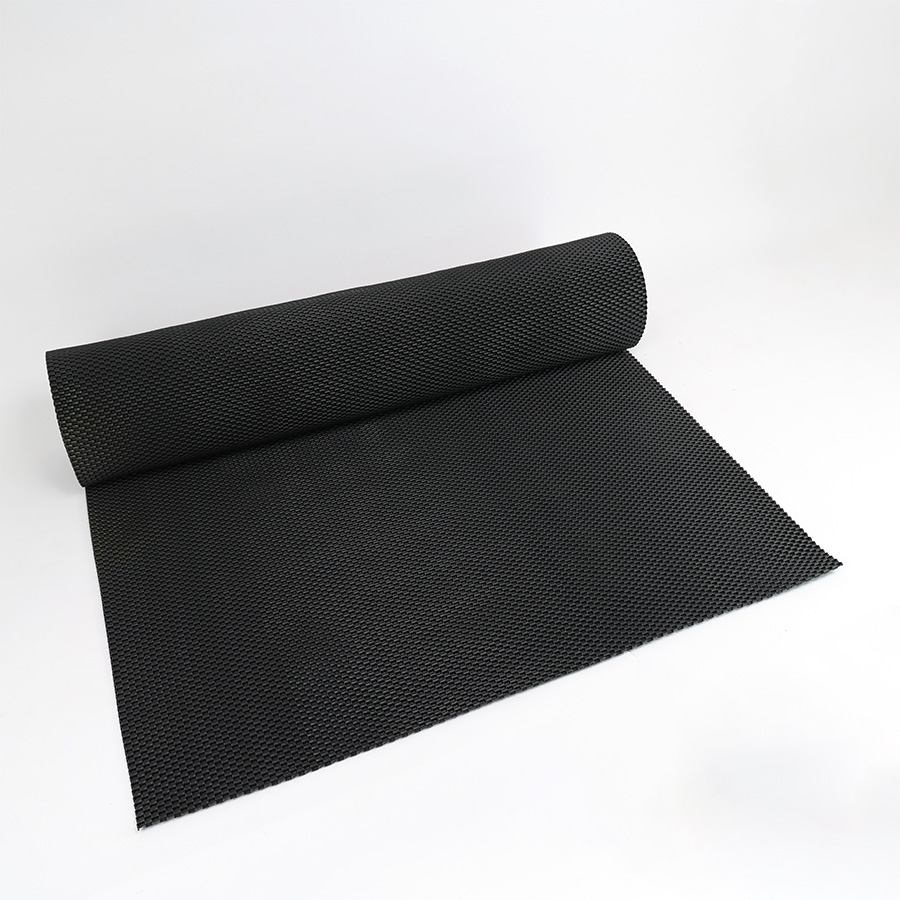 Lót sàn cuộn CIND 3D hạt nhỏ HB001-B đen Size 9M*1.2M