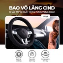Bao vô lăng CIND PU+TPE Y019 size M đen