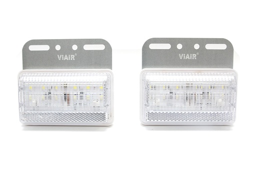 [DXVI10124T] Đèn hông chữ nhật lớn VIAIR VI-101-24V trắng 115*100*25mm 2PCS/SET