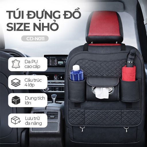 [TDBON011D] CIND CD-N011 (Đen) Túi đựng đồ size trung