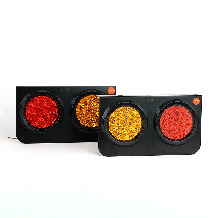 khung 2 đèn Led VIAIR VI-002-12V 2PCS/SET đỏ vàng