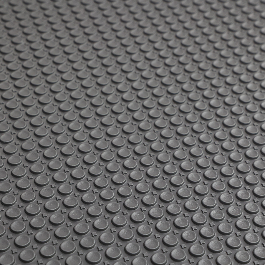 Lót sàn cuộn CIND 3D hạt tròn HB008 xám Size 9M*1.2M