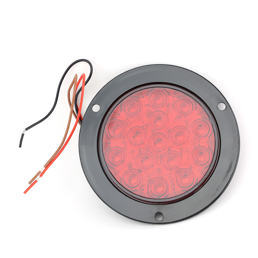 Đèn Led tròn siêu mỏng viền xi VIAIR VI-021-12V đỏ ₵ 140*45mm 2PCS/SET