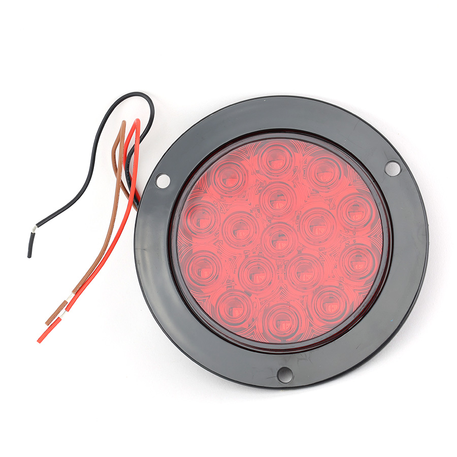 Đèn Led tròn siêu mỏng viền xi VIAIR VI-021-24V đỏ ₵ 140*45mm 2PCS/SET
