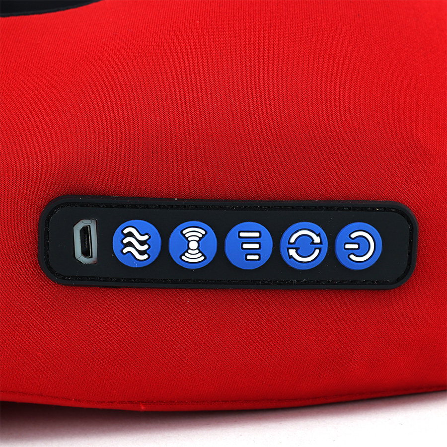 Gối đầu chữ U có massage UX5 đỏ