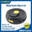 Máy bơm không dây GOODYEAR GY-2252 12V-60W, Áp suất xả tối đa : 150psi