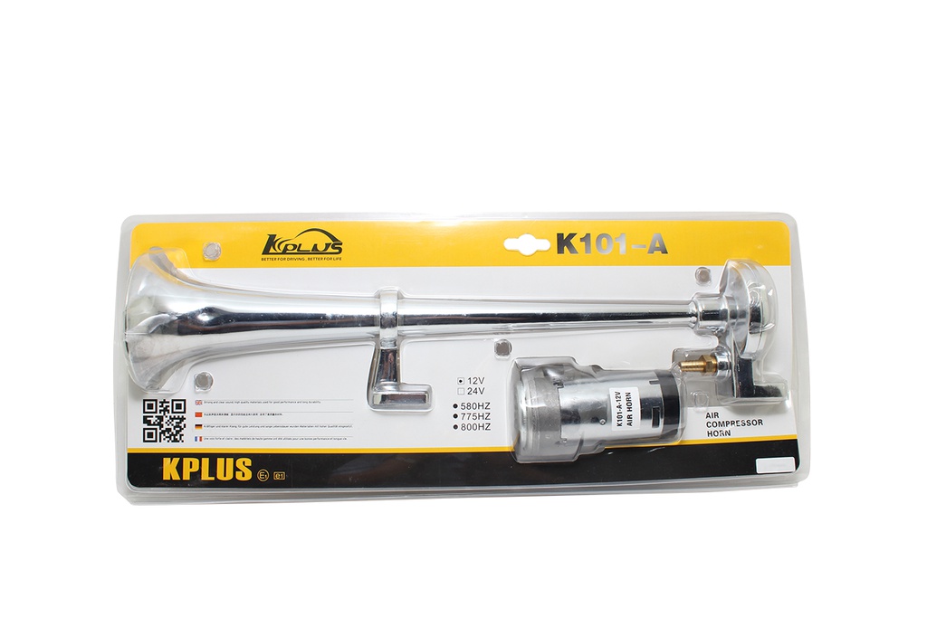 Kèn hơi Kplus xi 1 loa 12V K101-A