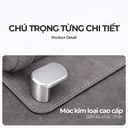 CIND BO-L021 (Xám) Móc treo đôi + đựng ly sau ghế (da)