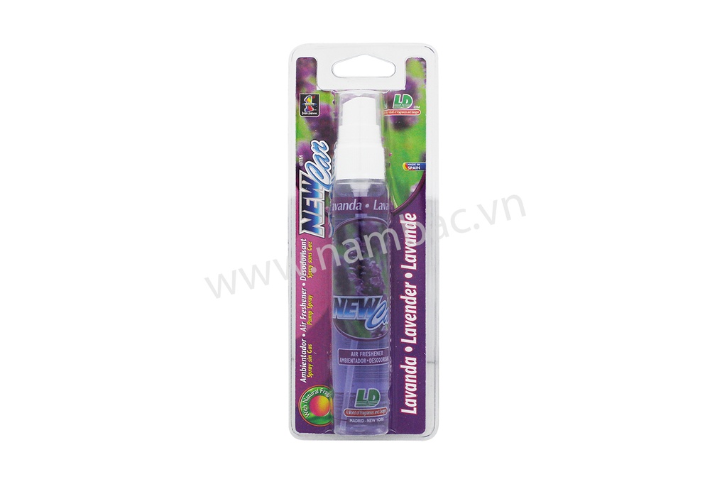 Nước thơm dạng xịt New Car/Fresh Fruit 60ml hương oải hương (Lavender) Hiệu L&D