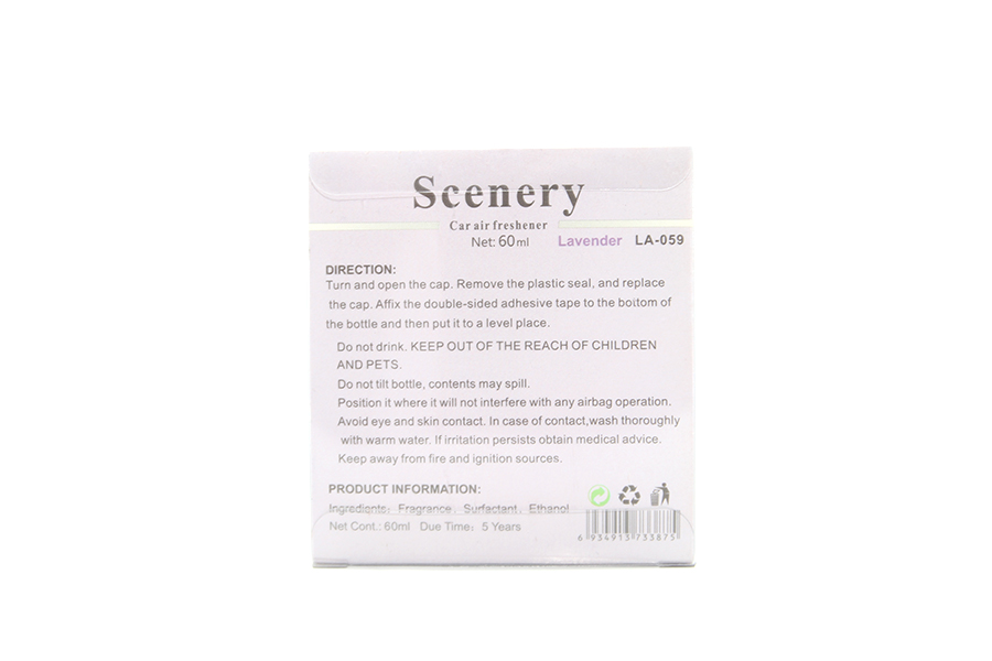 Dầu thơm khử mùi SCENERY LA-059 LAVENDER 60ML TÍM