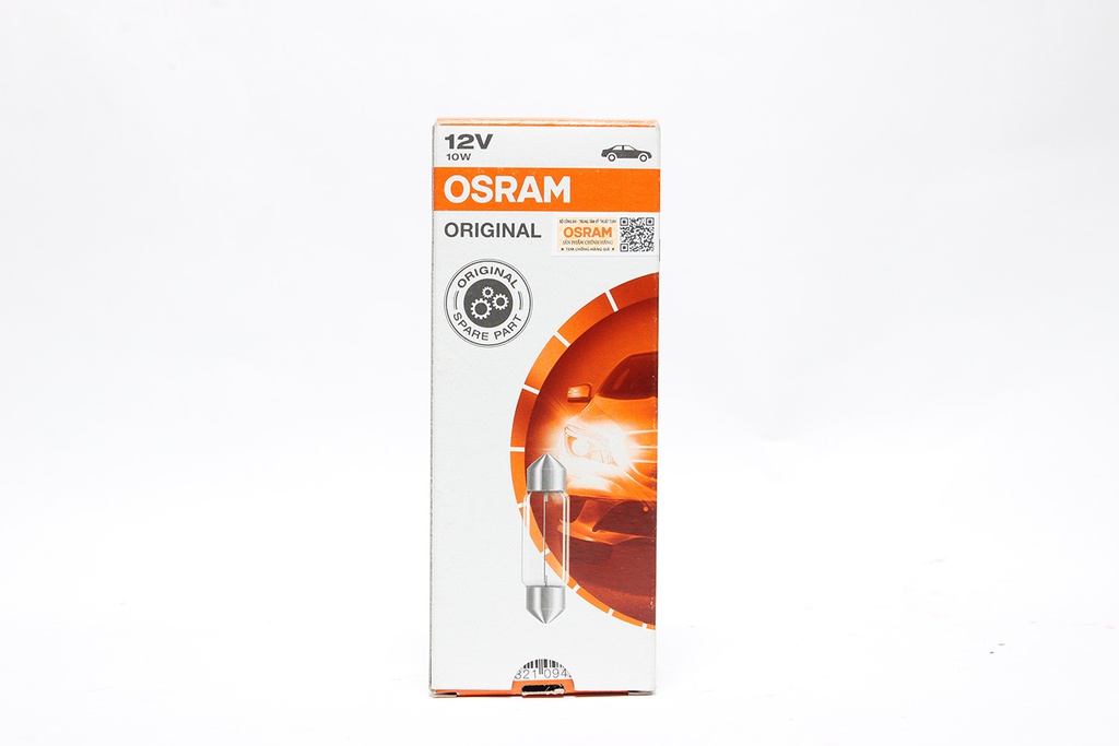 Bóng Cana Trung SV8.5 12V 10W 6461 T11*36 Hiệu Osram