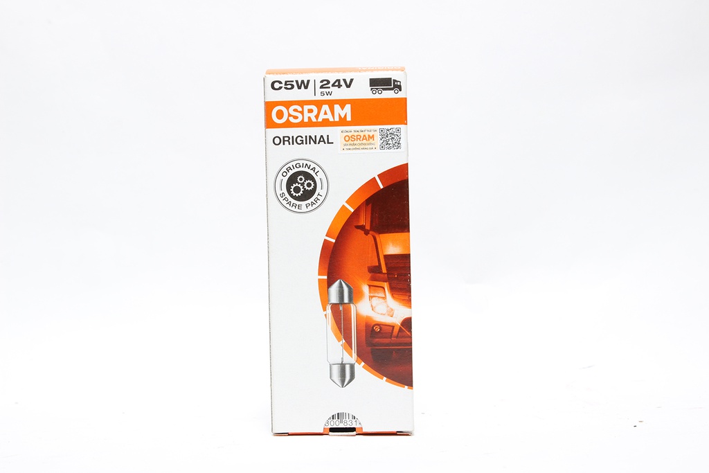 Bóng Cana Trung SV8.5 24V 5W 6423 T11*36 Hiệu Osram