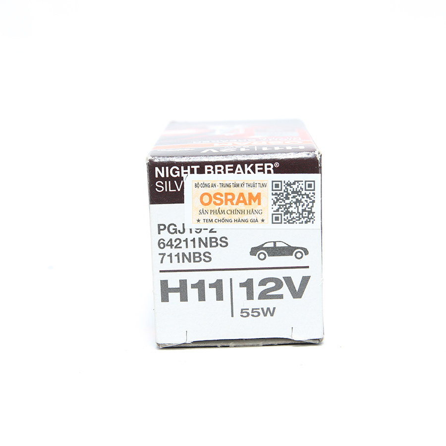 Bóng H11 - 12V 55W 64211NBS NBS Tăng sáng 100% Hiệu Osram