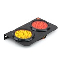 khung 2 đèn Led VIAIR VI-002-12V 2PCS/SET đỏ vàng