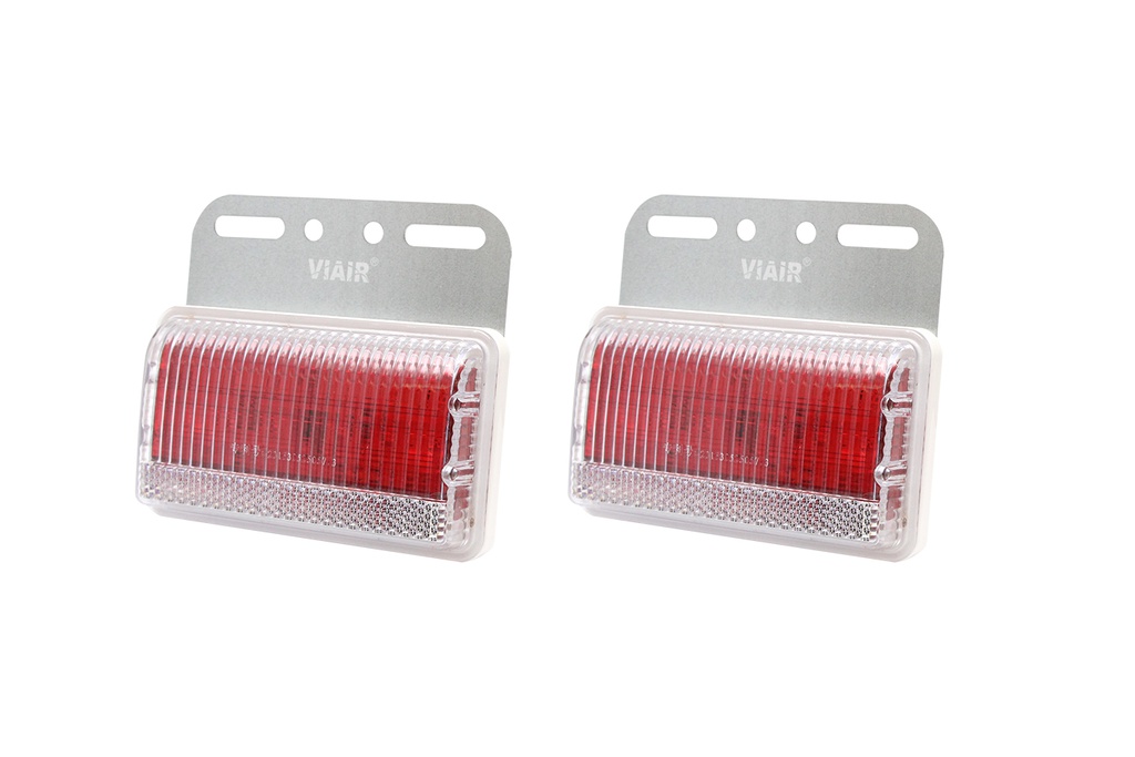 Đèn hông chữ nhật lớn VIAIR VI-101-12V đỏ 115*100*25mm 2PCS/SET