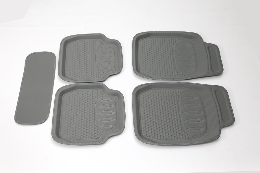 3D CAR MAT 1SET/5PCS KAGU 555-1 Mat Rubberized TPR 2360 - 2F3R GREY