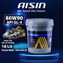 AISIN gearTECH+ Gear Oil GL-4 80W-90 18L Pail 