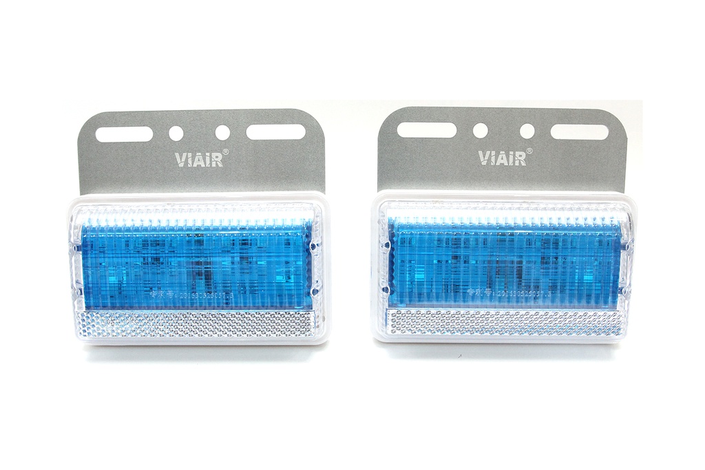 Add LED Side Lamp Viair VI-101-24V 115*100*25mm 2PCS/SET Blue