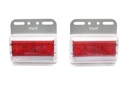 Add LED Side Lamp Viair VI-101-24V 115*100*25mm 2PCS/SET Red
