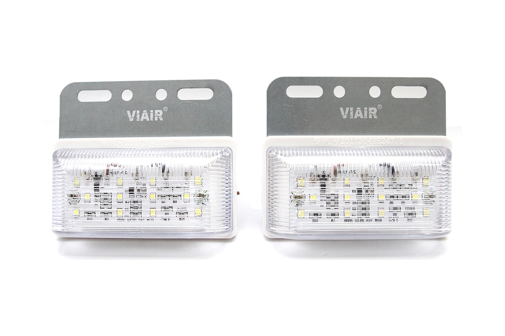 Đèn hông chữ nhật nhỏ VIAIR VI-102-12V trắng 104*93*23.5mm 2PCS/SET