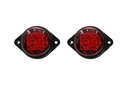 Add LED Side Lamp Viair VI-004-24V 85*30*61.5mm 2PCS/SET Red
