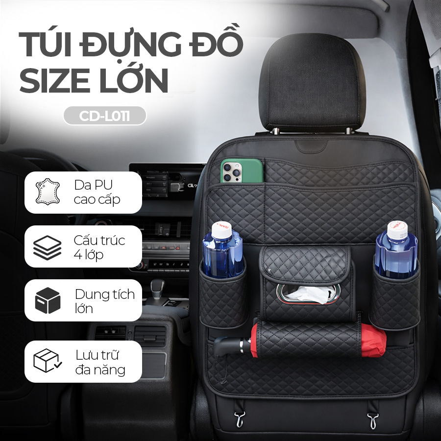 CIND CD-L011 (Đen) Túi đựng đồ size lớn