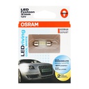 Bóng Led Cana Ngắn Standard Retrofit C5W 12V Màu Trắng Cool 6431CW Hiệu Osram