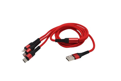 [SDTMHWF724DO] Multi-function mobile phone charger WF-724 Red