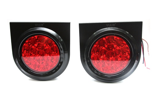 [DXVI20524D] Add LED Lamp Cover Viair VI-205-24V 150*46*156mm 2PCS/SET Red