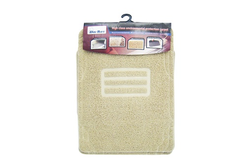 [TXFY001K] CAR MAT 1SET/5PCS beige
