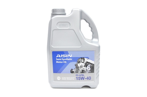 [9NAECSI1546P] AISIN econTECH+ Semi Synthetic Motor Oil 15W-40 CI-4/SL 