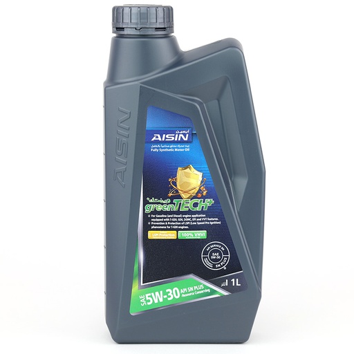 [9NAESFNP0531PN] AISIN greenTECH+ Fully Synthetic Motor Oil 5W-30 SN PLUS 