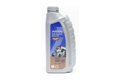 [9NAESEN0531P] AISIN evonTECH+ Fully Synthetic Motor Oil (PAO Ester Blend) 5W-30 SN/CF 