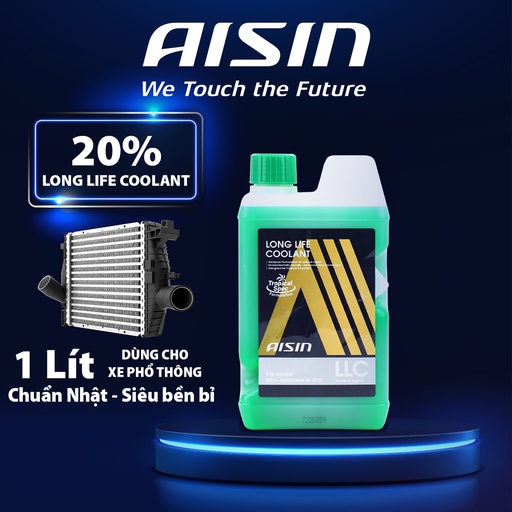 [9ALCPM20A1LG] AISIN LONG LIFE COOLANT
(GLYCOL 20% / GREEN 1L)