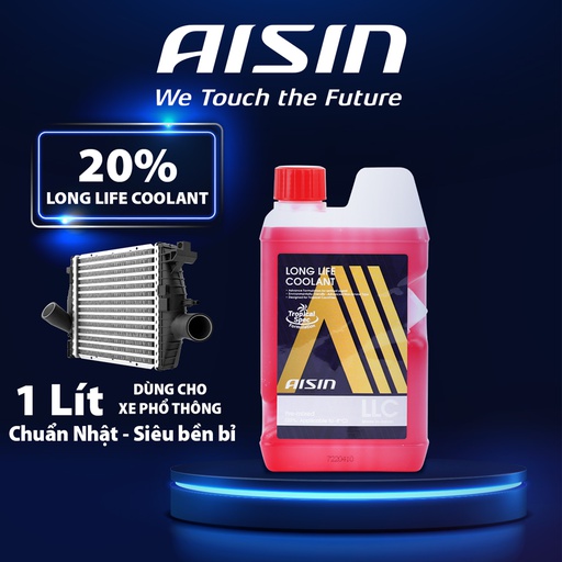 [9ALCPM20A1LR] AISIN LONG LIFE COOLANT
(GLYCOL 20% / RED / 1L)