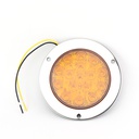 Đèn Led tròn siêu mỏng viền xi VIAIR VI-021-24V vàng ₵ 140*45mm 2PCS/SET
