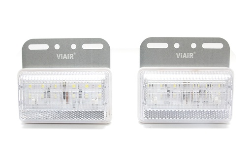 [DXVI10112T] Add LED Side Lamp Viair VI-101-12V 115*100*25mm 2PCS/SET White