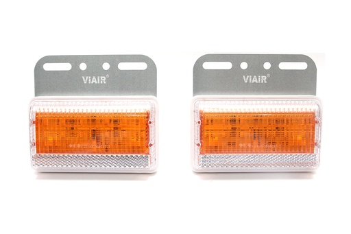 [DXVI10112V] Đèn hông chữ nhật lớn VIAIR VI-101-12V vàng 115*100*25mm 2PCS/SET