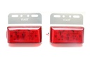 Add LED Side Lamp Viair VI-102-24V 104*93*23.5mm 2PCS/SET Red