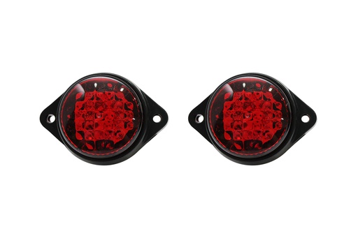 [DXVI004D] Add LED Side Lamp Viair VI-004-10V-30V 85*30*61.5mm 2PCS/SET Red