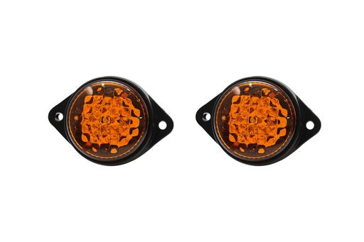 [DXVI00424V] Add LED Side Lamp Viair VI-004-24V 85*30*61.5mm 2PCS/SET Yellow