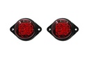 Add LED Side Lamp Viair VI-004-24V 85*30*61.5mm 2PCS/SET Red