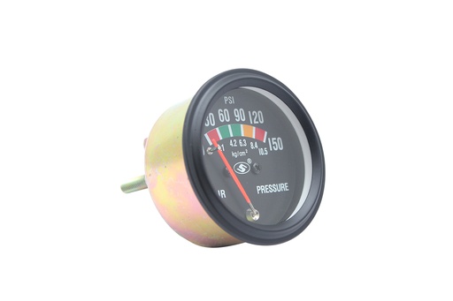 [DHIG25150] AIR PRESSURE GAUGE IG52-AP-25-150 (NO15-150 150PSI) Black