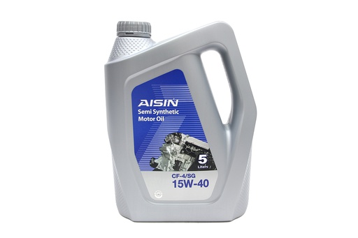 [9NAECSF1545P] Nhớt Động Cơ Aisin 15W-40 CF4/SG Semi Synthetic 5 Lít ECSF1545P