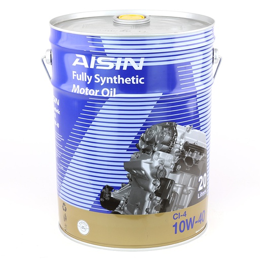 [9NAECFI104PLN] Nhớt Động Cơ Aisin 10W-40 CI-4/SL Fully Synthetic 20 Lít ECFI104PLB