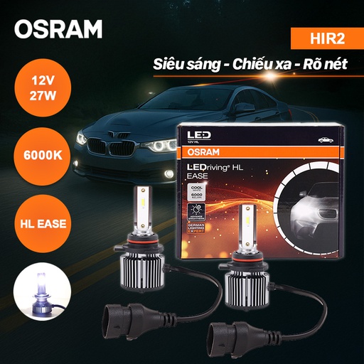 [BDOLEDF9012CW] Bóng Led Grass HIR 2 F9012CW 12V 30W 6000K 2 bóng/hộp Hiệu Osram