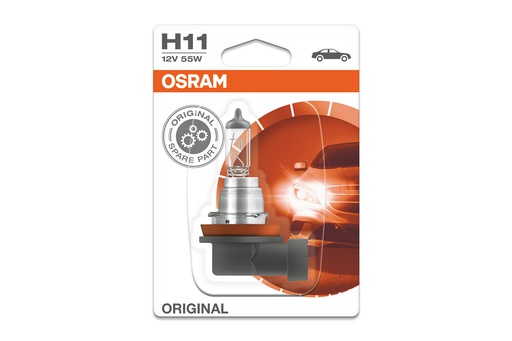 [BDOH1112V6421101B] Bóng Halogen Original H11 12V 55W 64211-01B Hiệu Osram