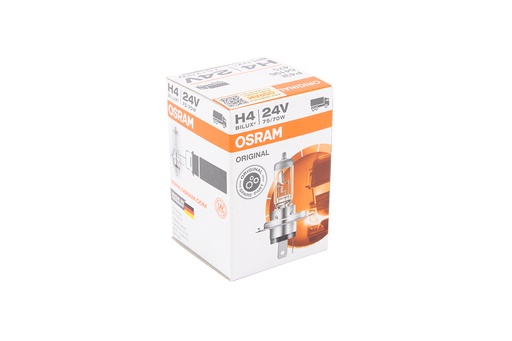 [BDOH424V64196] Bóng Halogen Original H4 24V 75/70W 64196 Hiệu Osram